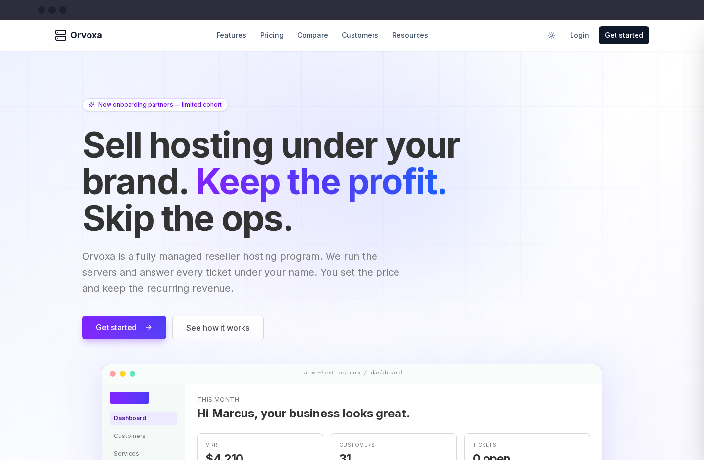 Orvoxa screenshot